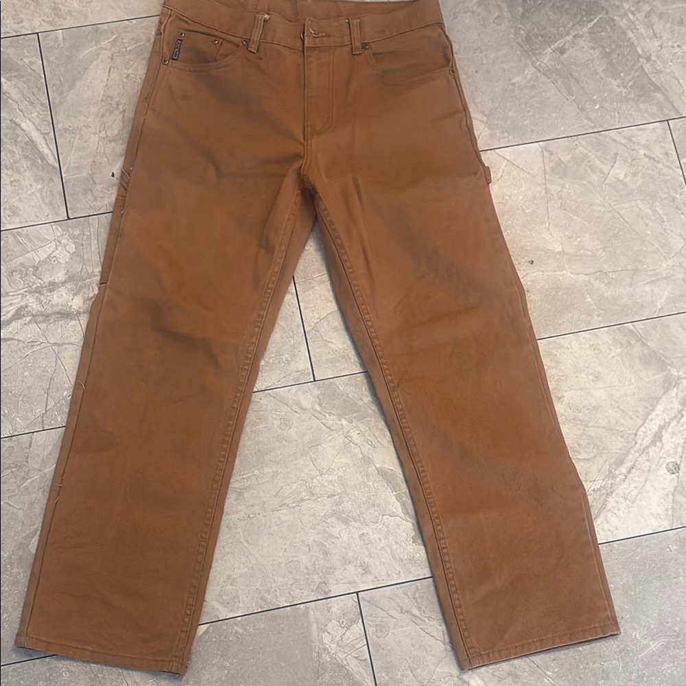 Oscar Jeans Brown Straight-Leg Denim